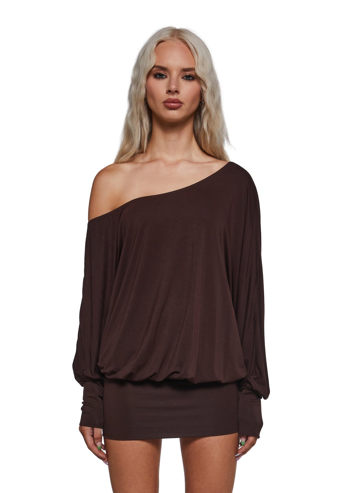 Milana Mini Dress - Brown