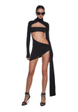 Dreamland Dancer Bodycon Dress - Black