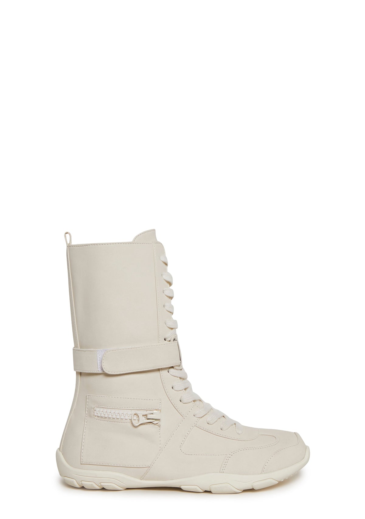 Rocky High-Top Boxing Sneaker - White