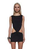 Club Classic Backless Mini Dress