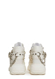 Midnight Pit Spiked Sneaker - White