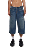 Gaucho Low Rise Capri Jeans