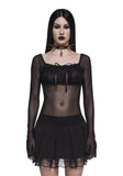 Malice Mesh Long Sleeve Top