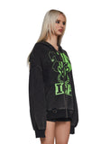 Glow In The Dark Juggla Washed Hoodie