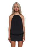 Dance Cascade Halter Dress
