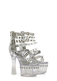 Twisted Danger Platform Heels