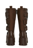 Warp Bullet Combat Boots - Brown