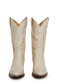 Cyber Scars Cowboy Boot - Beige