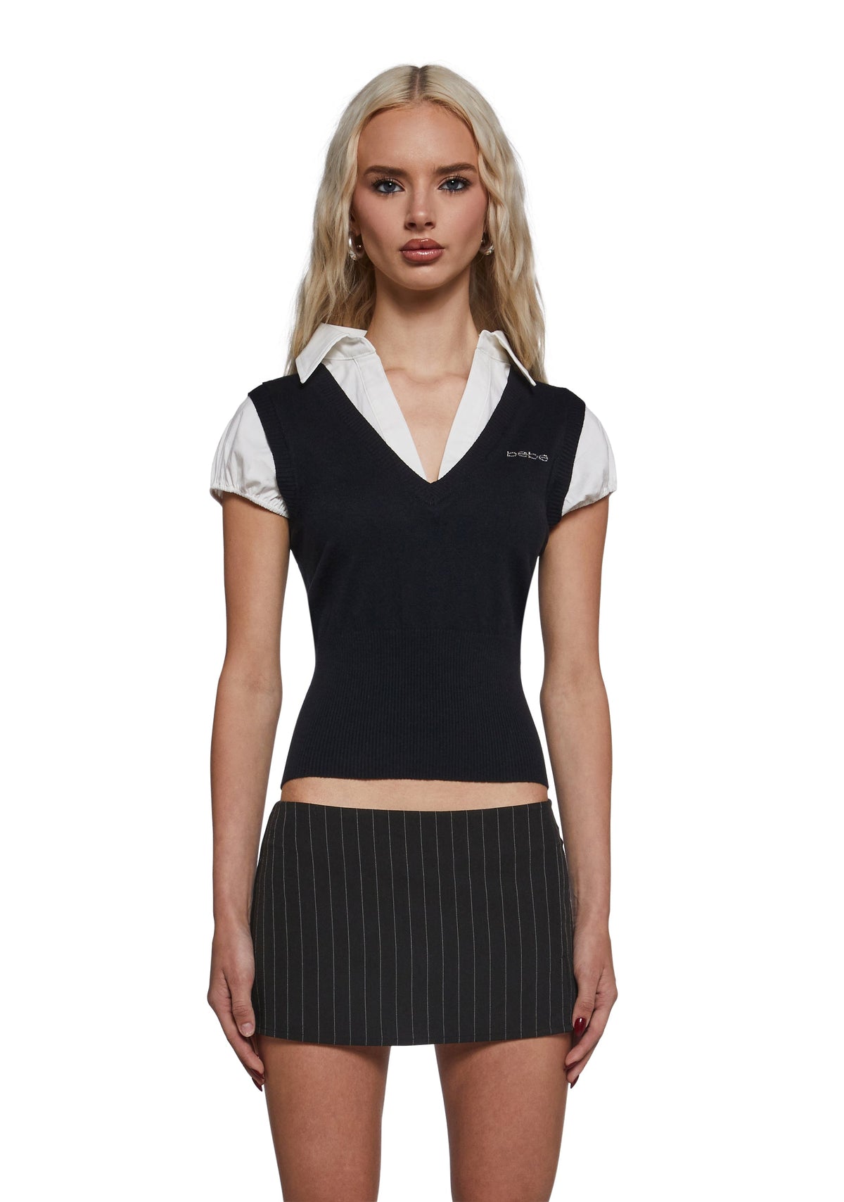 Collared Knit Sweater
