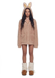 Labubu Sherpa Jacket - Beige