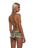 Camo Monokini And Skirt Set