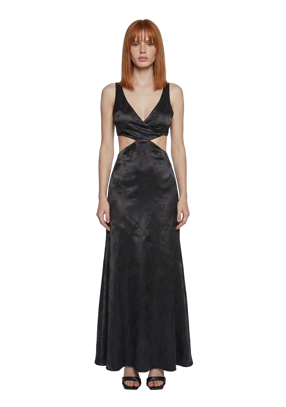 Silken Steps Cut Out Dress