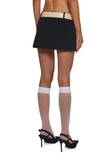 Popular Girl Belted Mini Skort