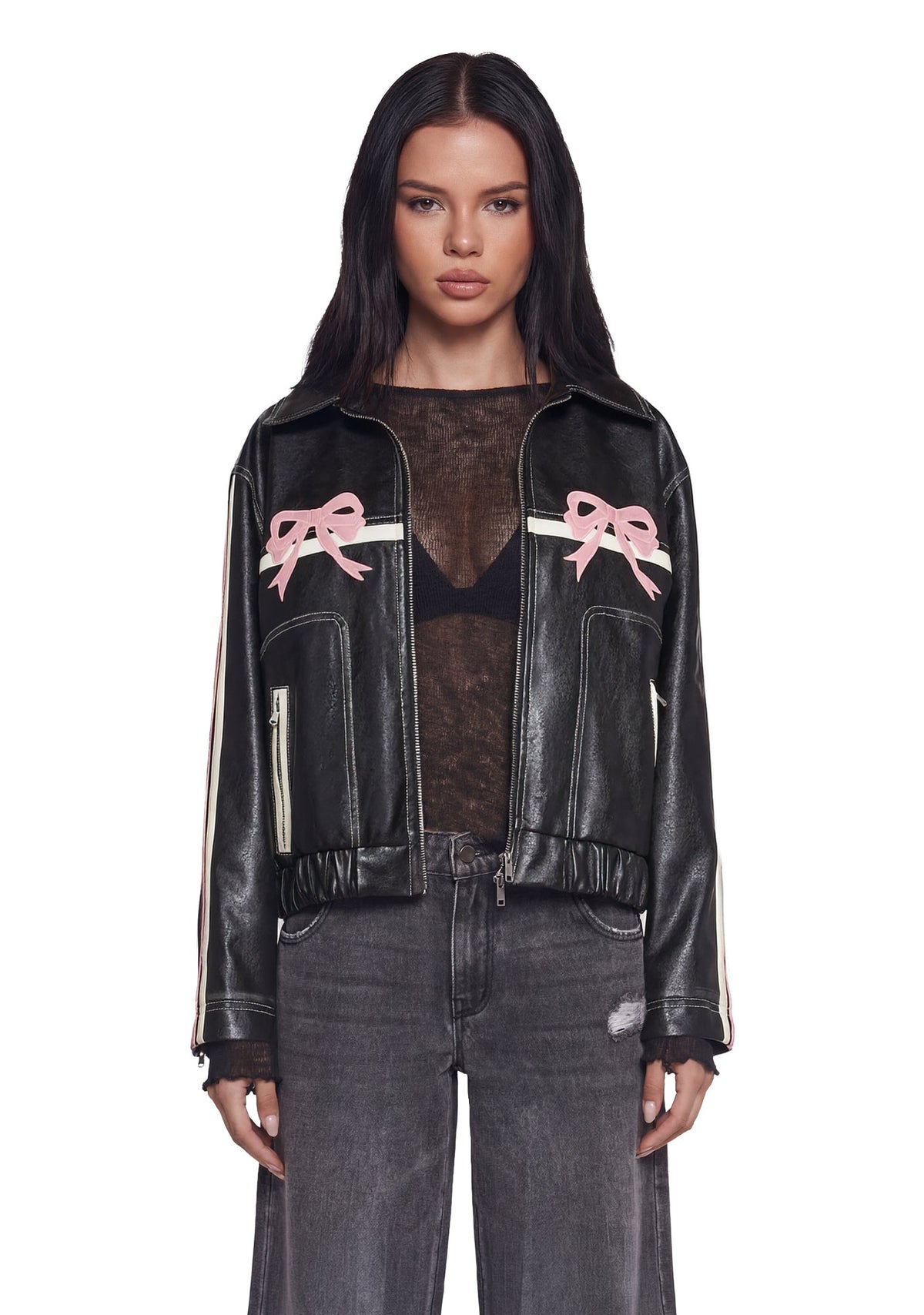 Tough Cutie Vegan Leather Jacket