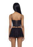 Khloe Corset Top - Black