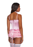 Romantic Age Corset Top - Pink