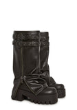 Warp Knee High Pant Boots - Brown