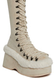 Flash On Platform Boots