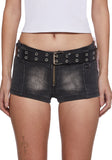 Vibing Sounds Faux Fur Belt - Pink