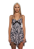 Clear Curiosity Handkerchief Dress - Light Brown
