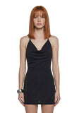 Ego Cowl Knit Mini Dress