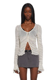 Divine Status Chiffon Blouse - Ivory