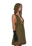 Outro Hooded Woven Dress