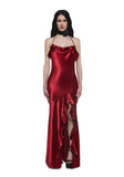 Envy Appeal Satin Maxi Dress