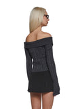 Sweet Face Off The Shoulder Cardigan