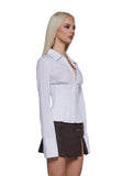 Office Siren Blouse - White