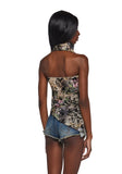 Floral Moods Tube Top And Scarf Set