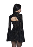 Druid’s Sister Mini Dress And Shrug Set - Black