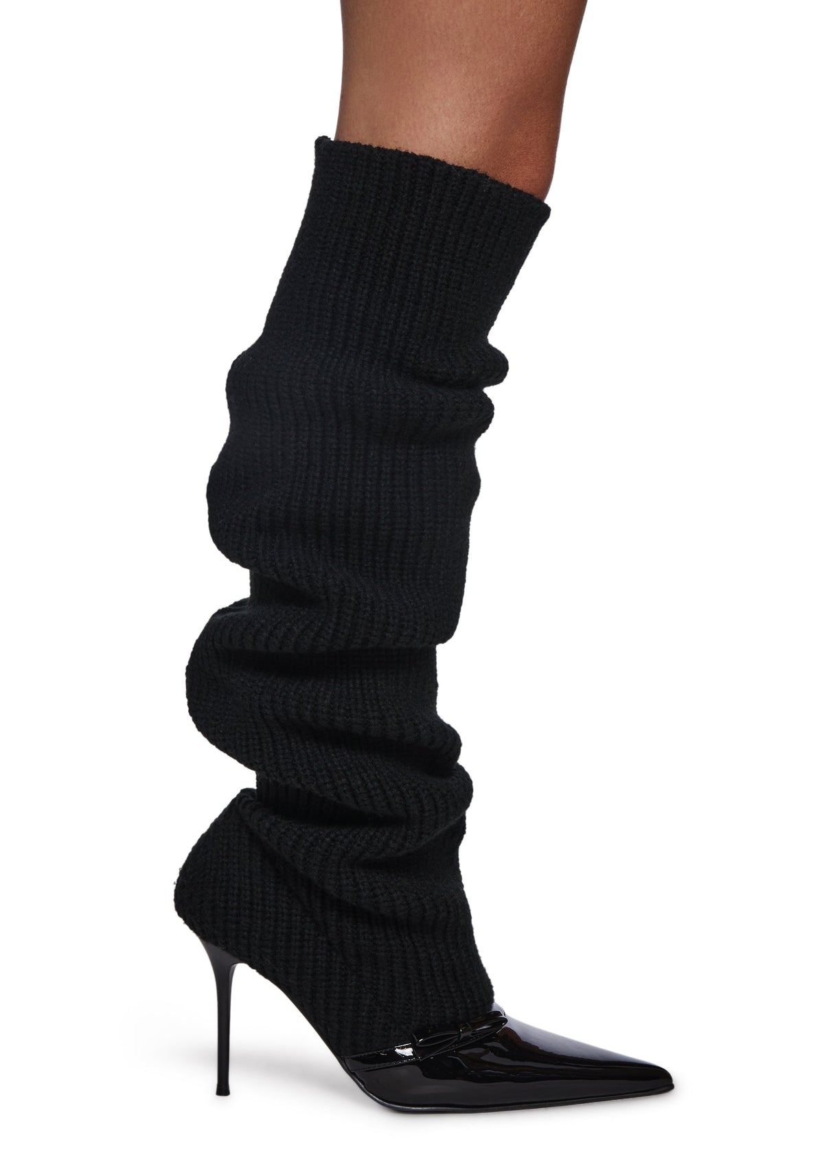Hot Shot Knit Heeled Boots