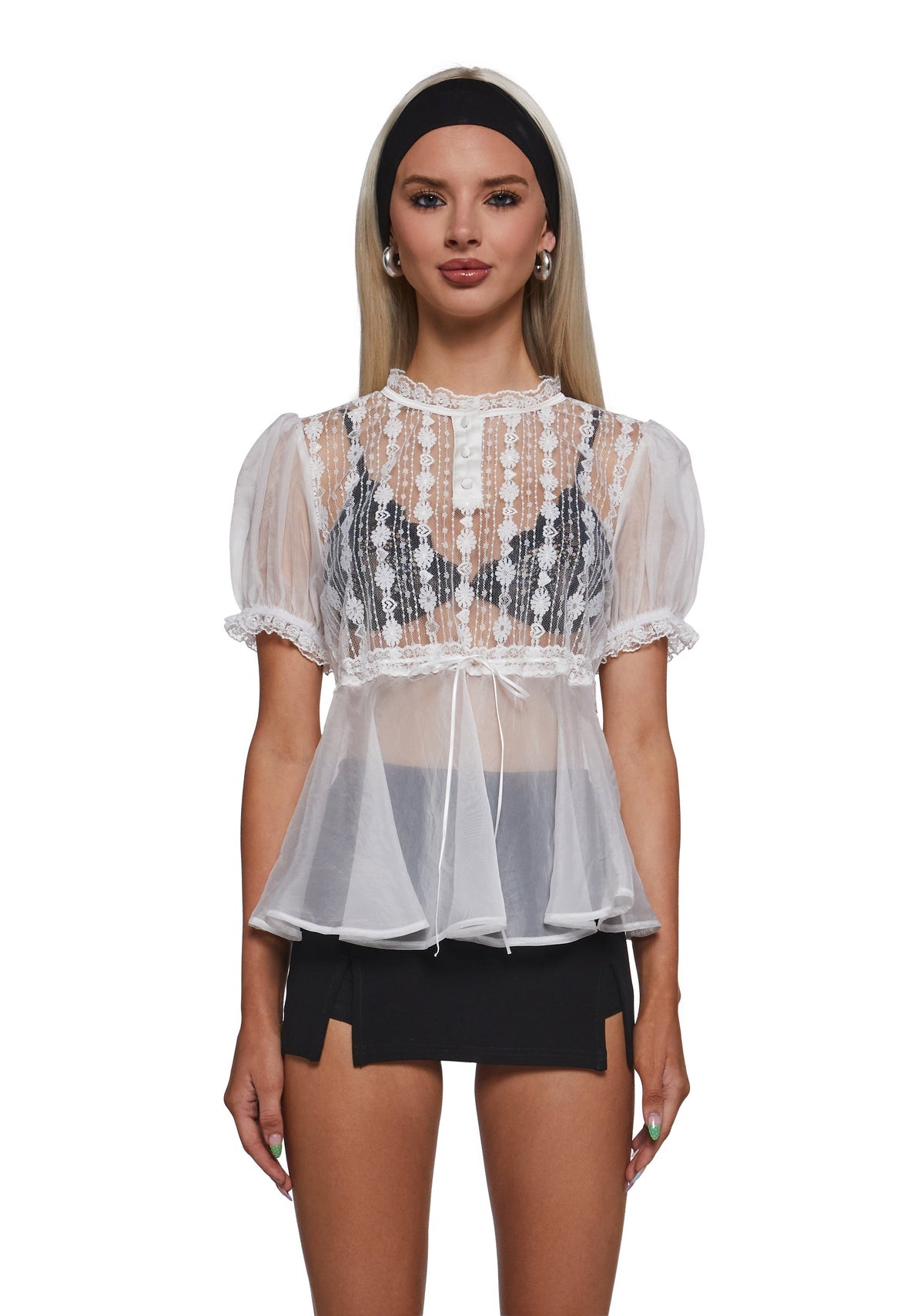 Screenshot This Sheer Blouse