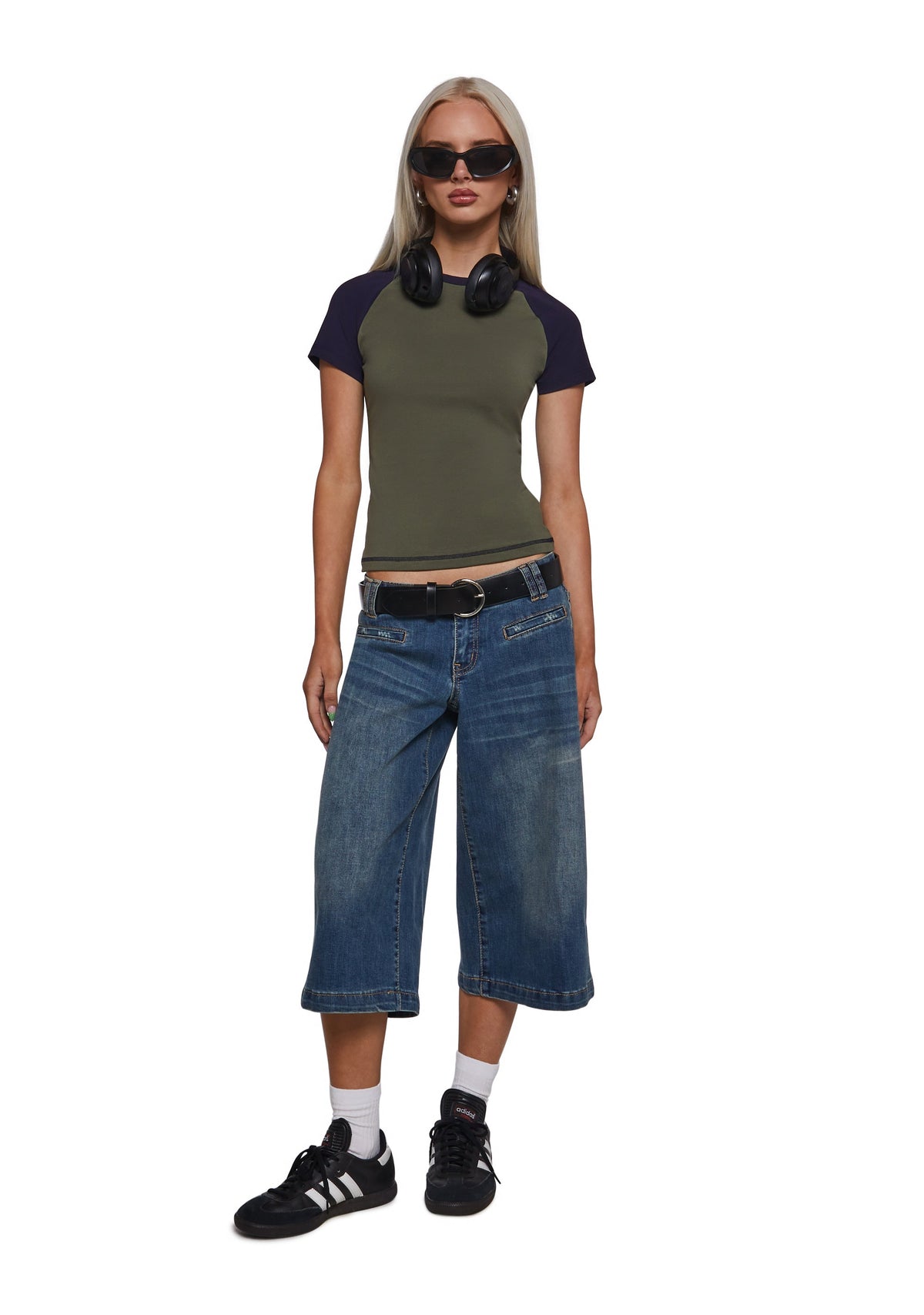 Gaucho Low Rise Capri Jeans