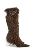 Strut Era Faux Fur Lace Up Boots