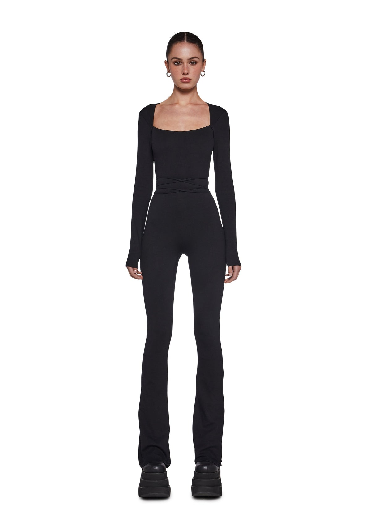 Signal Open Back Catsuit