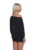 Ego Off The Shoulder Knit Mini Dress