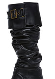 Ren Faire Slouchy Boots - Black