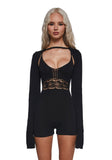 Sudden Silence Romper And Shrug Set