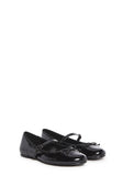 Woven Love Ballet Flats - Black