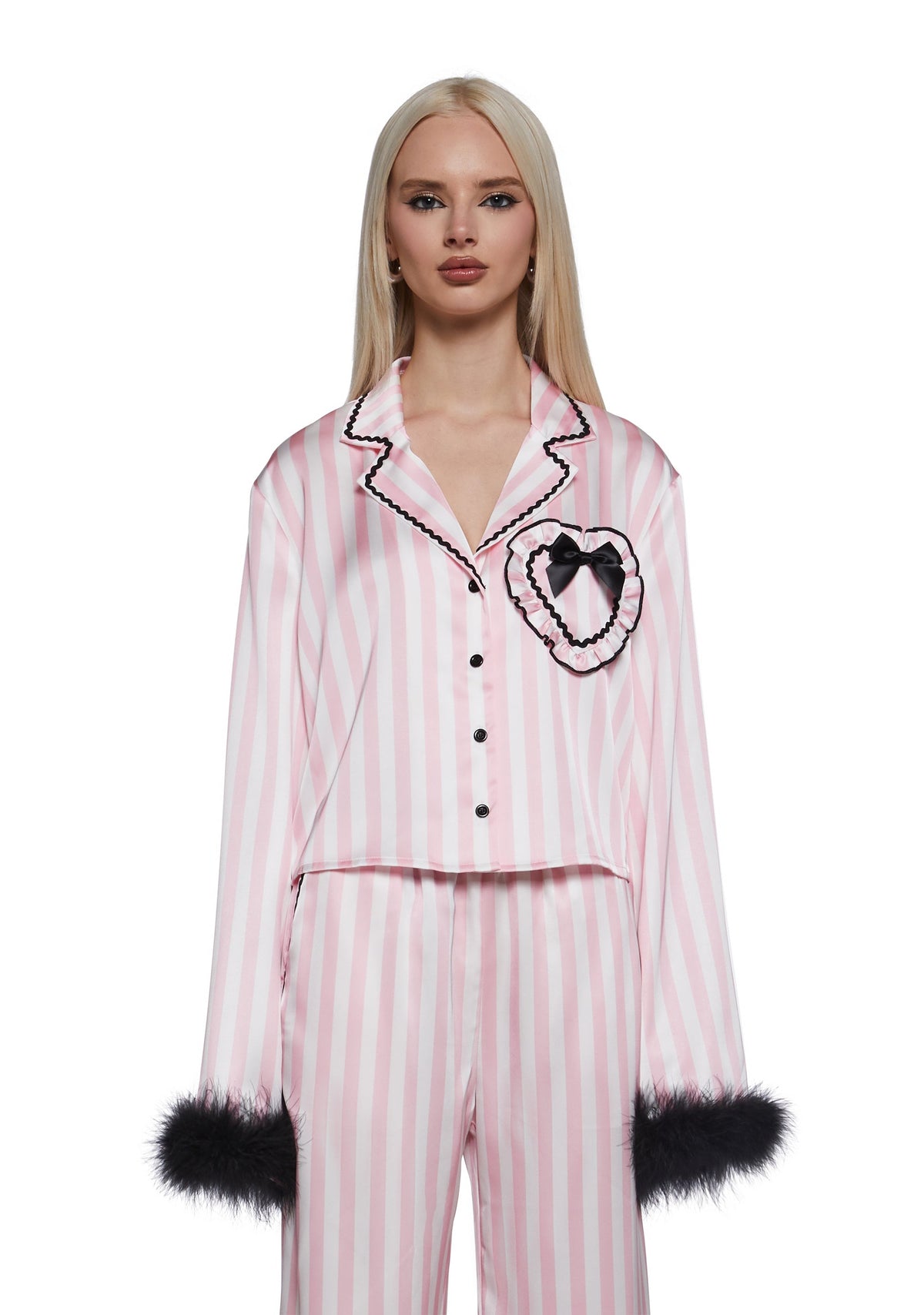 Retro Cutie Satin Sleep Shirt