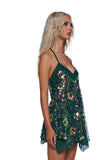 Dream Waves Babydoll Dress - Green