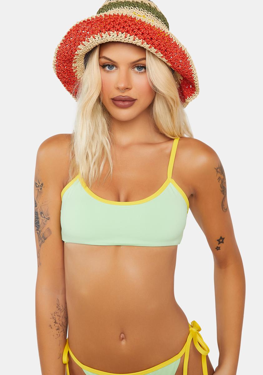 Mojito Lemon Brink Bikini Top