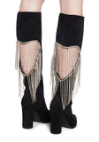Jacqueline Heeled Boots - Black