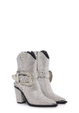 Sharp Sheriff Shine Cowboy Boots - Silver