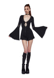 Whispering Wind Romper - Black