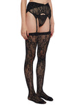 Pull You Close Garter Set - Black