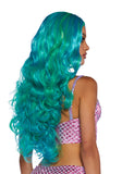 Ocean Enchantress Mermaid Wig - Blue