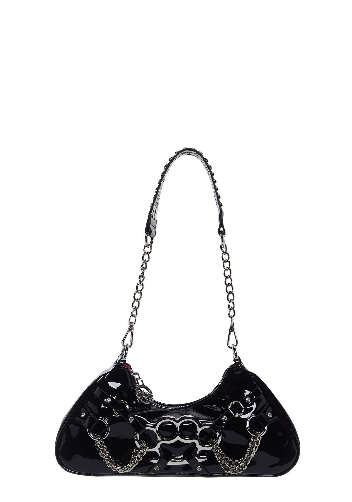 Ciska Brass Knuckle Shoulder Bag